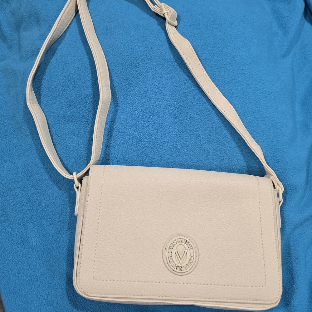 Valentino Orlandi Cream Crossbody Bag